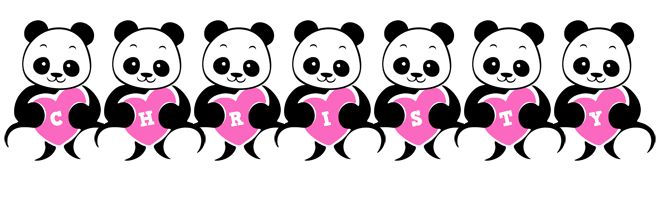 Christy love-panda logo