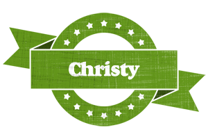 Christy natural logo