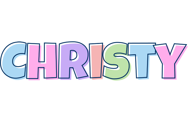 Christy pastel logo