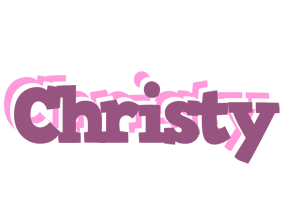 Christy relaxing logo