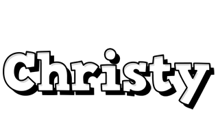 Christy snowing logo