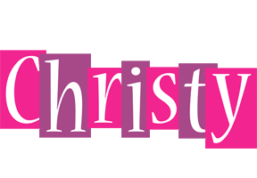 Christy whine logo