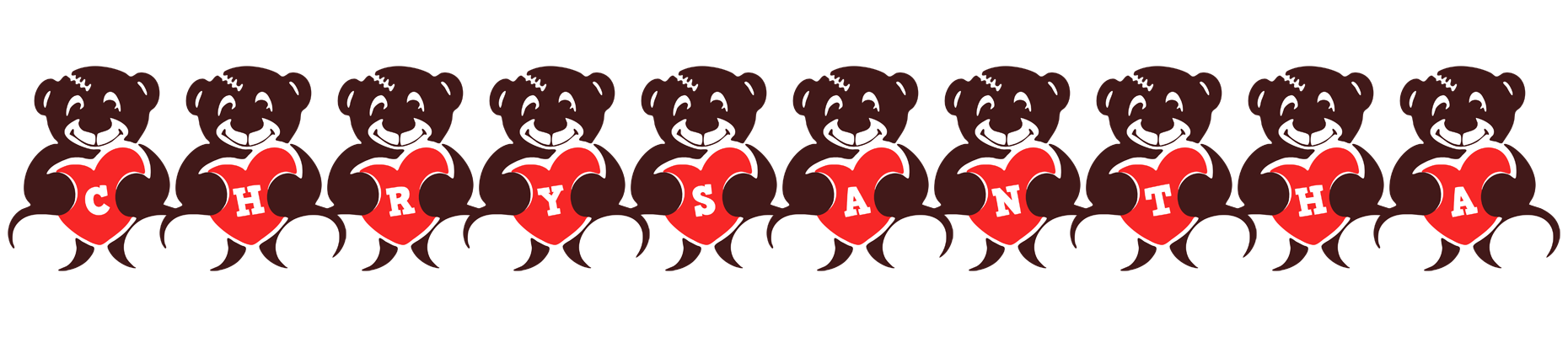 Chrysantha bear logo