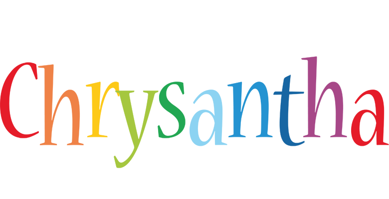 Chrysantha birthday logo