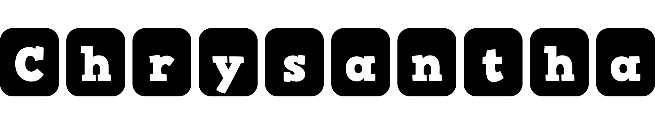 Chrysantha box logo