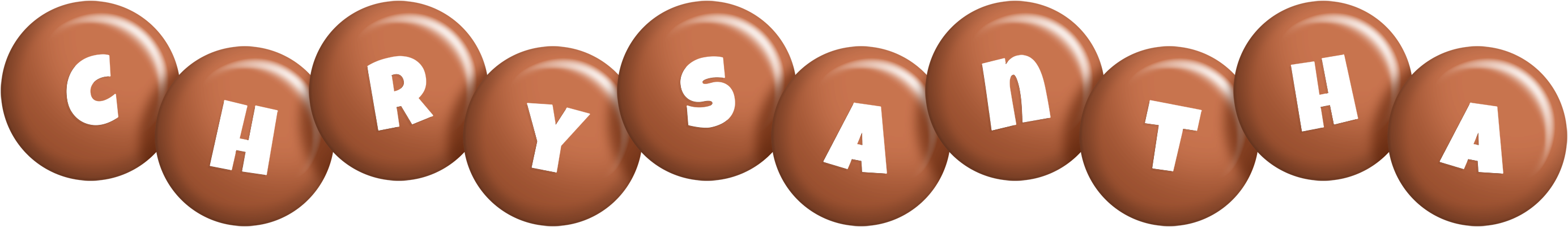 Chrysantha candy-brown logo