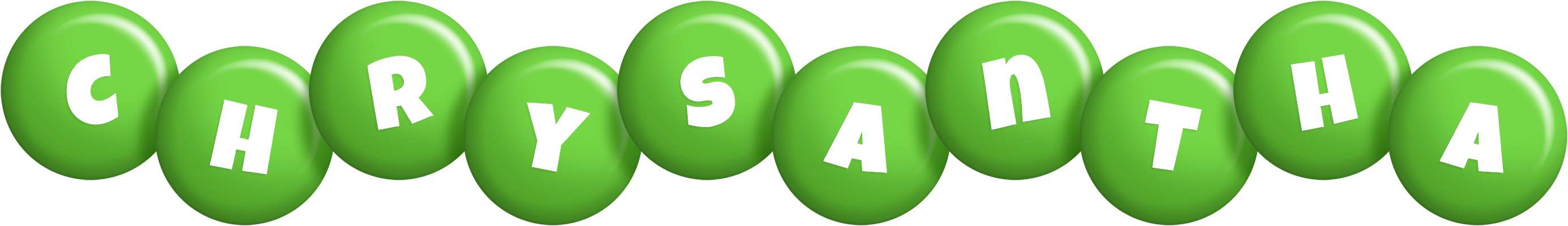 Chrysantha candy-green logo