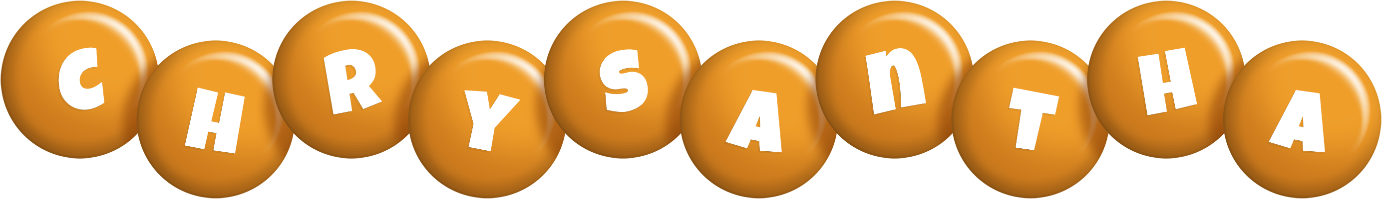 Chrysantha candy-orange logo
