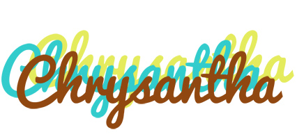 Chrysantha cupcake logo