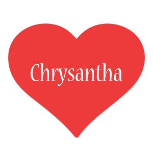 Chrysantha love logo