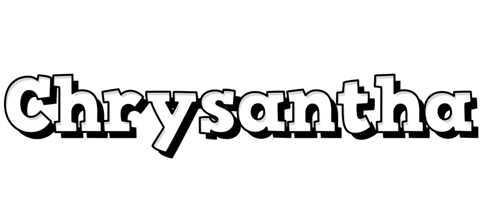 Chrysantha snowing logo