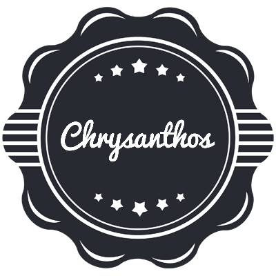 Chrysanthos badge logo