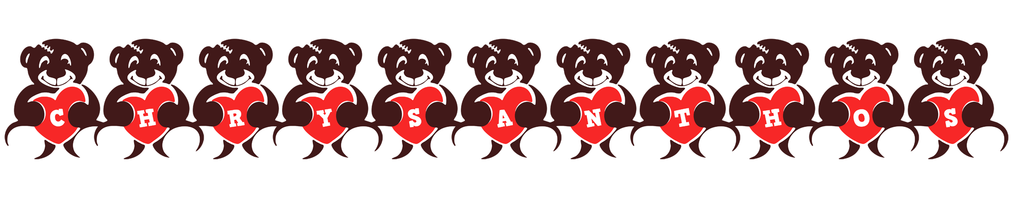 Chrysanthos bear logo