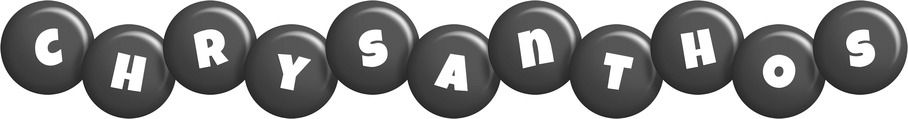 Chrysanthos candy-black logo