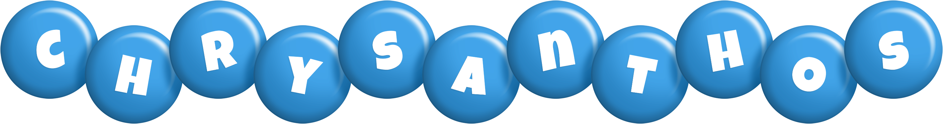 Chrysanthos candy-blue logo