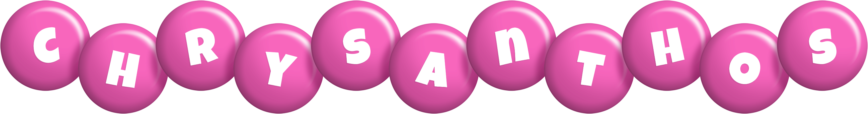 Chrysanthos candy-pink logo
