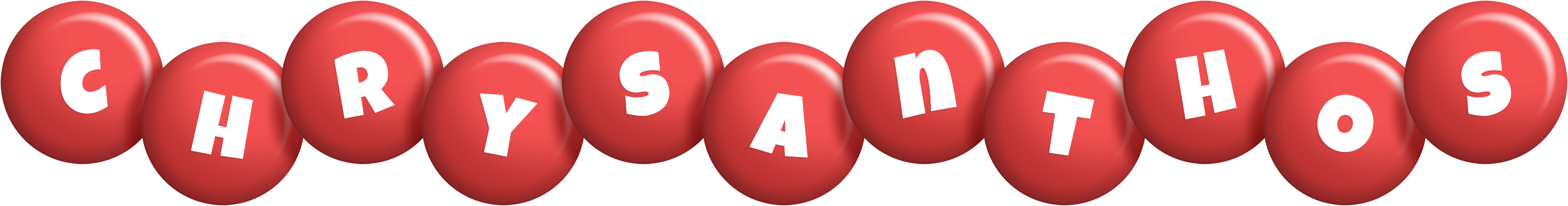 Chrysanthos candy-red logo