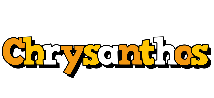 Chrysanthos cartoon logo