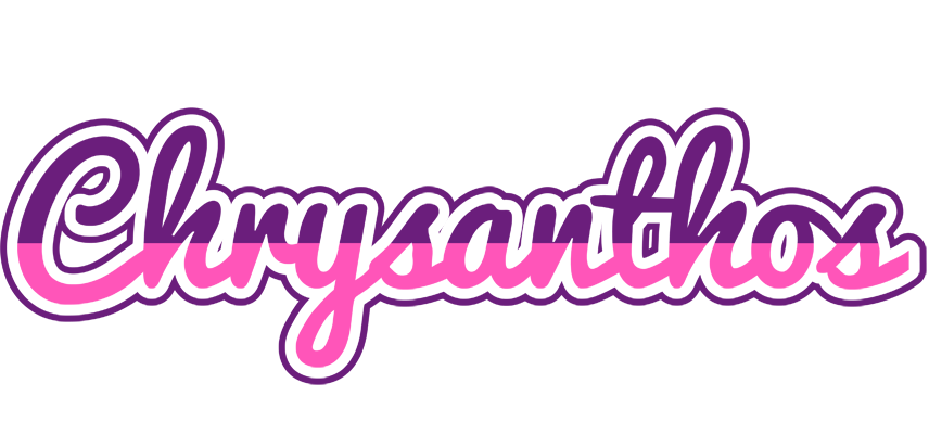 Chrysanthos cheerful logo