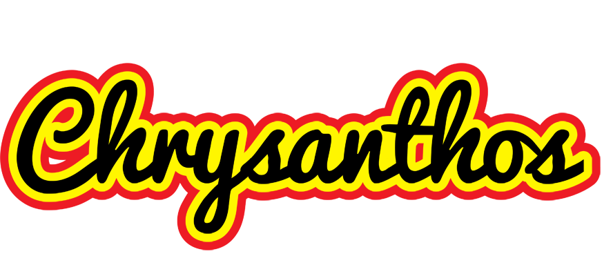 Chrysanthos flaming logo