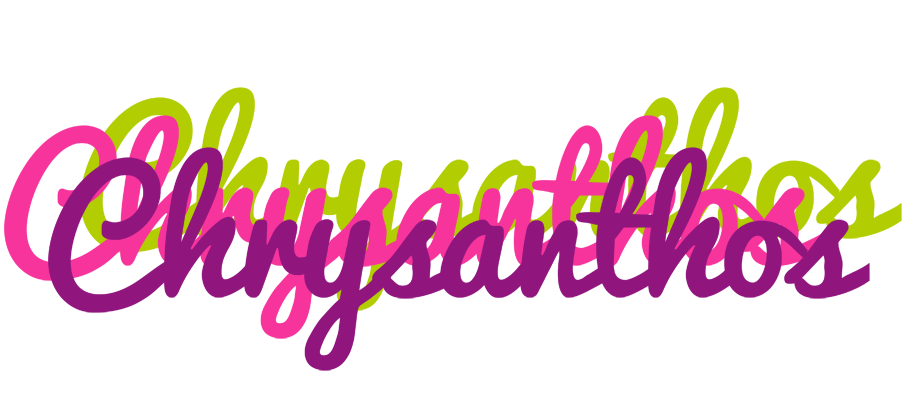 Chrysanthos flowers logo