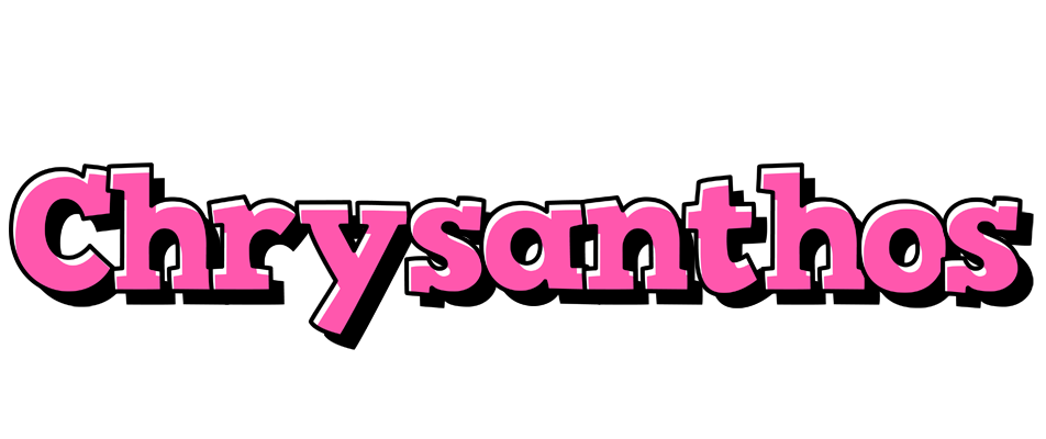 Chrysanthos girlish logo
