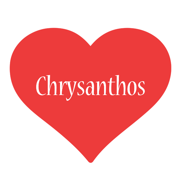 Chrysanthos love logo