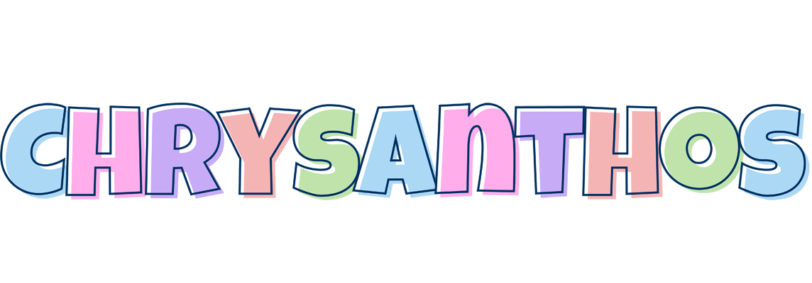 Chrysanthos pastel logo