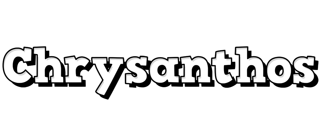 Chrysanthos snowing logo