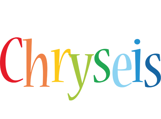 Chryseis birthday logo