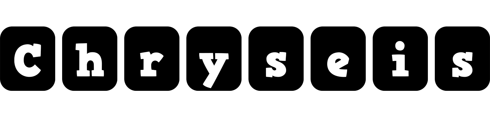 Chryseis box logo