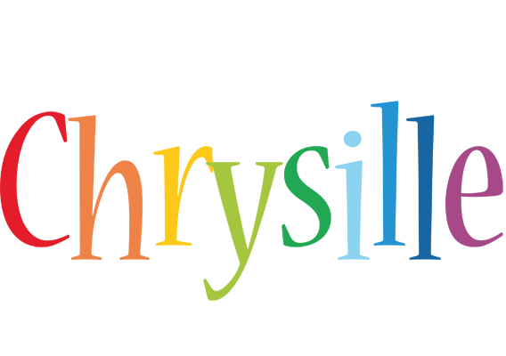 Chrysille birthday logo