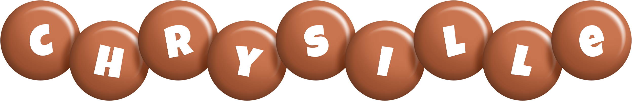 Chrysille candy-brown logo