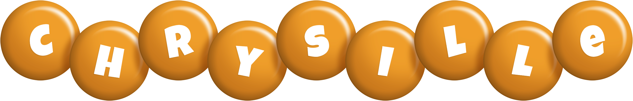 Chrysille candy-orange logo