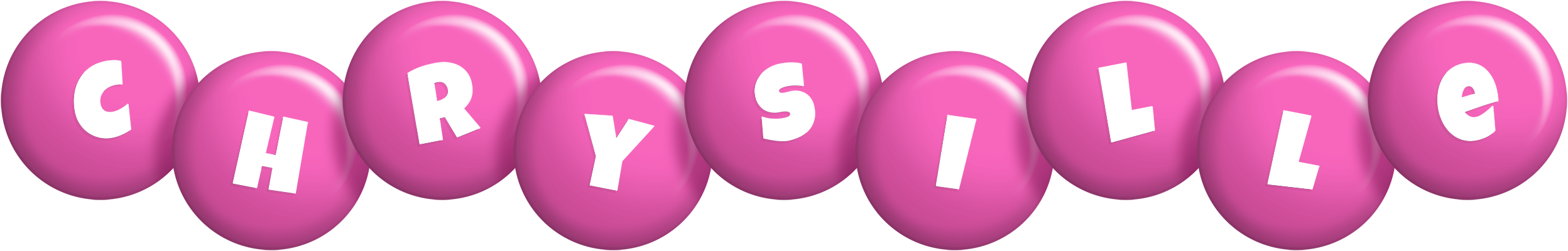 Chrysille candy-pink logo