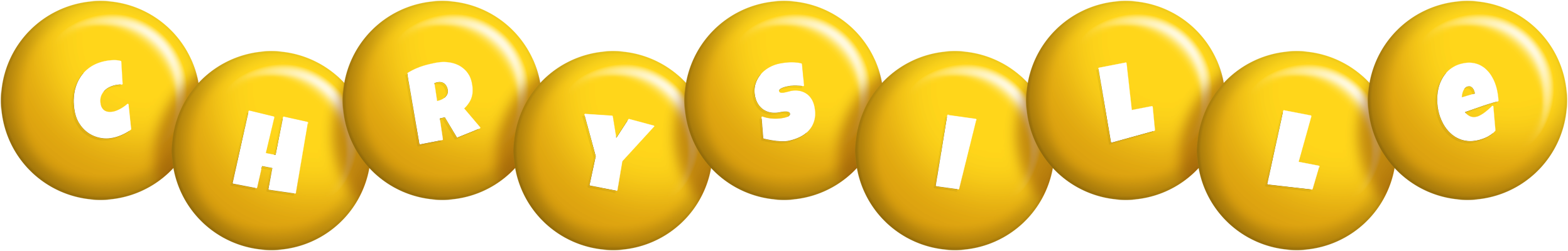 Chrysille candy-yellow logo