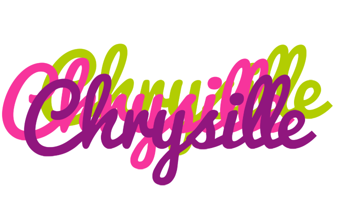 Chrysille flowers logo