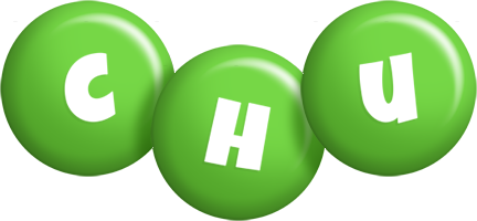 Chu candy-green logo