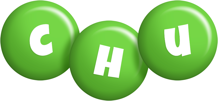 Chu candy-green logo