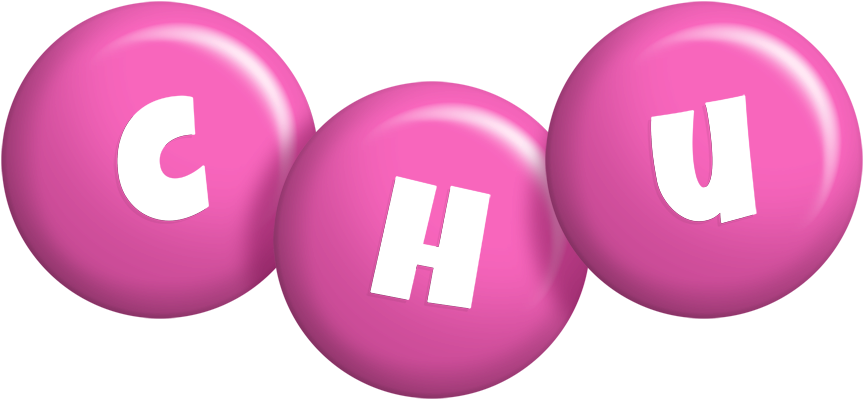 Chu candy-pink logo