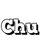 Chu snowing logo