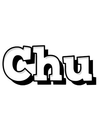 Chu snowing logo