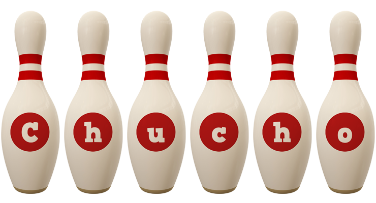 Chucho bowling-pin logo