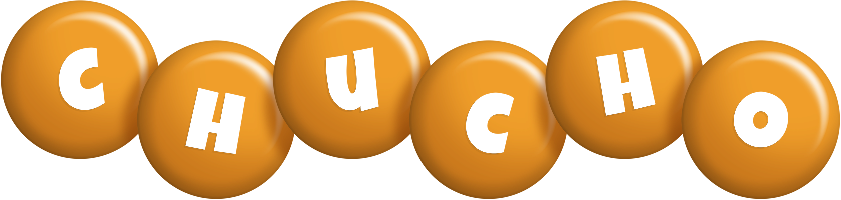 Chucho candy-orange logo