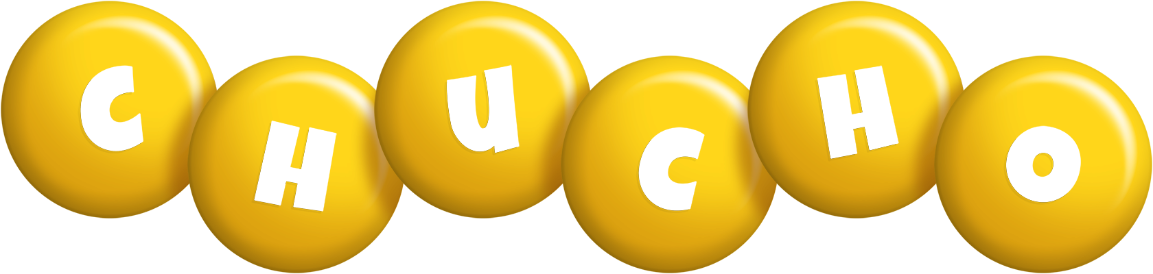 Chucho candy-yellow logo