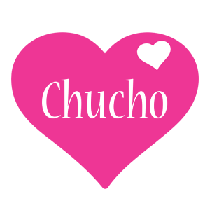 Chucho love-heart logo