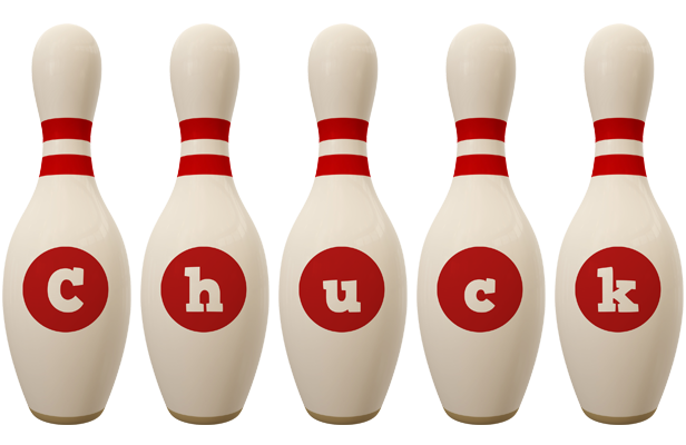 Chuck bowling-pin logo