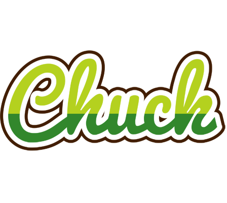 Chuck golfing logo