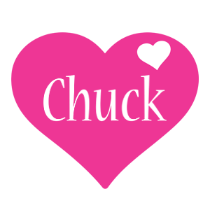 Chuck love-heart logo