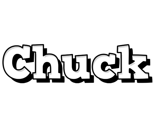 Chuck snowing logo